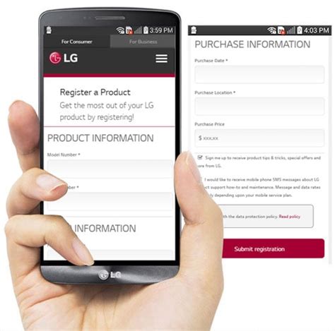 Simply browse our online offerings for everything from owner's manuals to software updates and warranty information. . Lg register a product